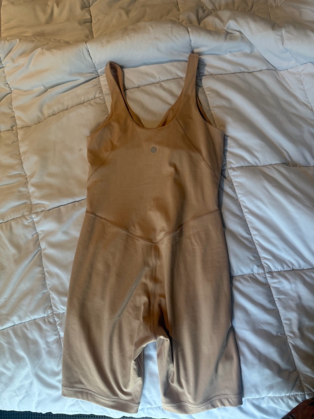 lululemon Tan One-Piece Active Romper